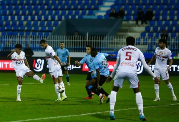 الزمالك يفوز على غزل المحلة برباعية نظيفة